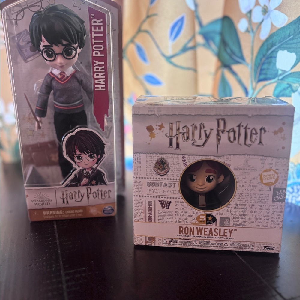 Wizarding World Harry Potter and Funko Ron Weasley Action Figures - NEW